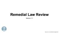 Remedial Law Review Slides (1.1)