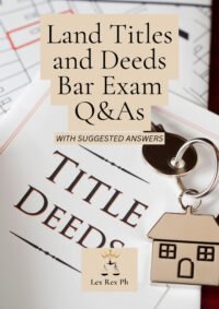 Land Titles Bar Q & A